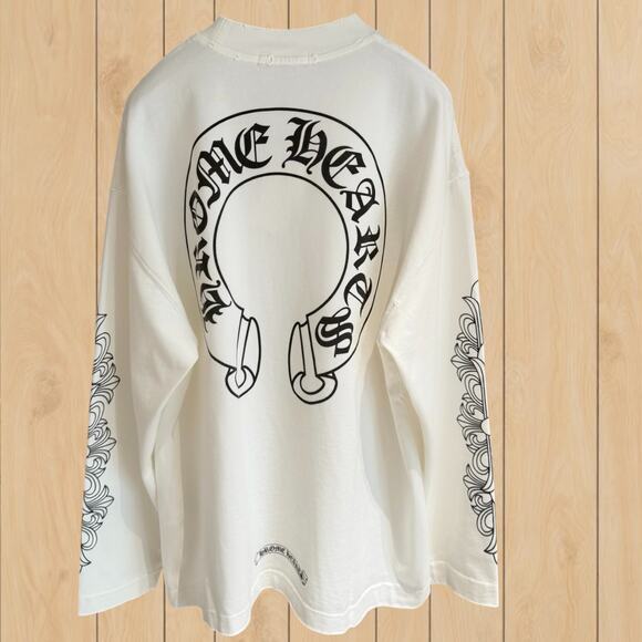 Chrome Hearts Men's Classic White Long Sleeve Shirt - Picture 2 of 4